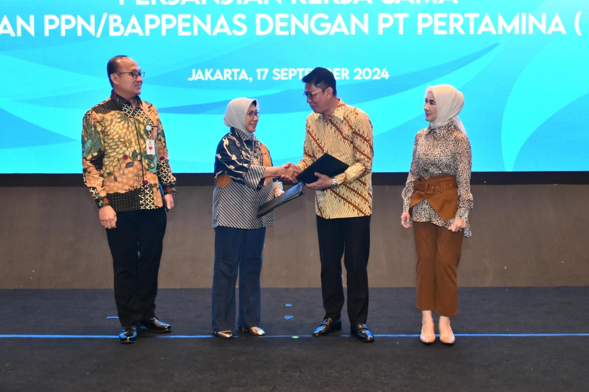 Kolaborasi Pertamina-Kementerian PPN/Bappenas Perkuat Ketahanan Energi Nasional