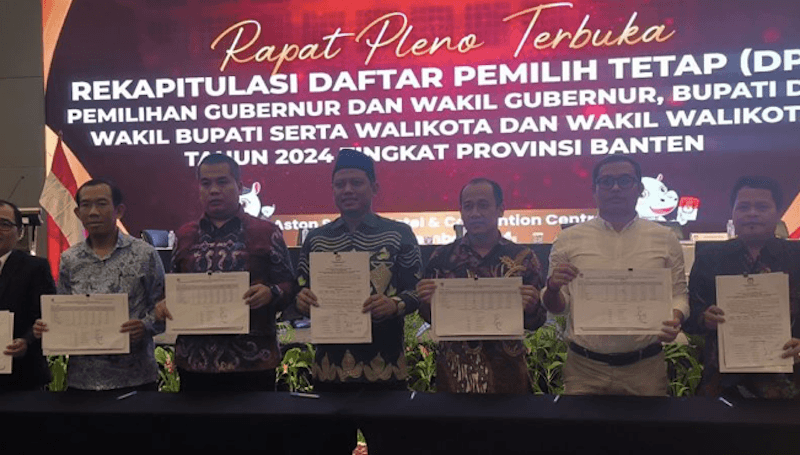 DPT Pilkada 2024 di Banten Sebanyak 8.926.662 Jiwa