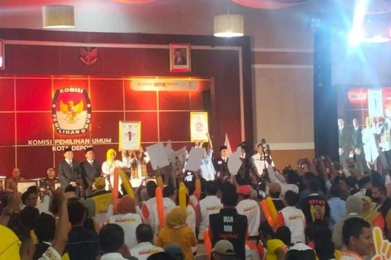 Imam-Ririn Nomor 1, Supian-Chandra Nomor 2 di Pilwalkot Depok
