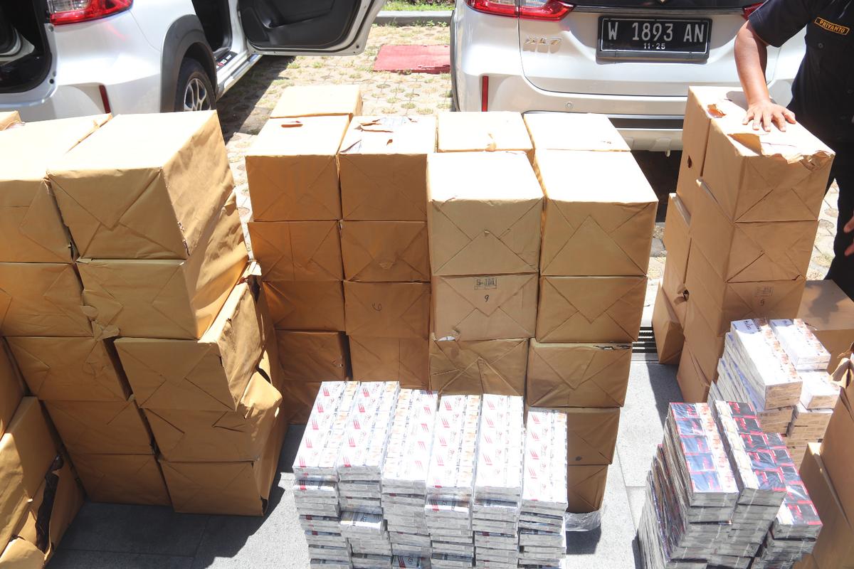 Bea Cukai Gagalkan Upaya Peredaran Ratusan Ribu Rokok Ilegal di Wilayah Semarang