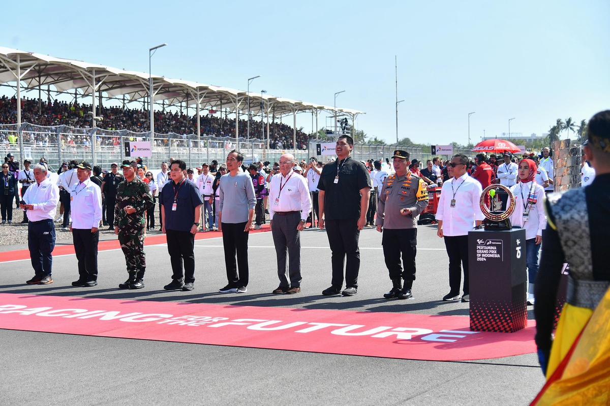 Dihadiri Presiden Jokowi, Pertamina Grand Prix of Indonesia 2024 Berjalan Sukses