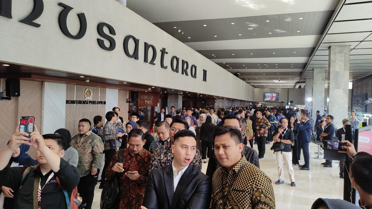 Jelang Pelantikan, Suasana di Gedung DPR/MPR Mulai Ramai
