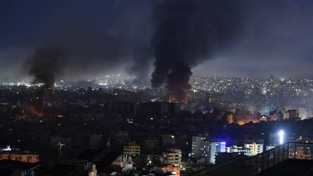 Militer Israel Serang Jantung Kota Beirut, 6 Korban Tewas