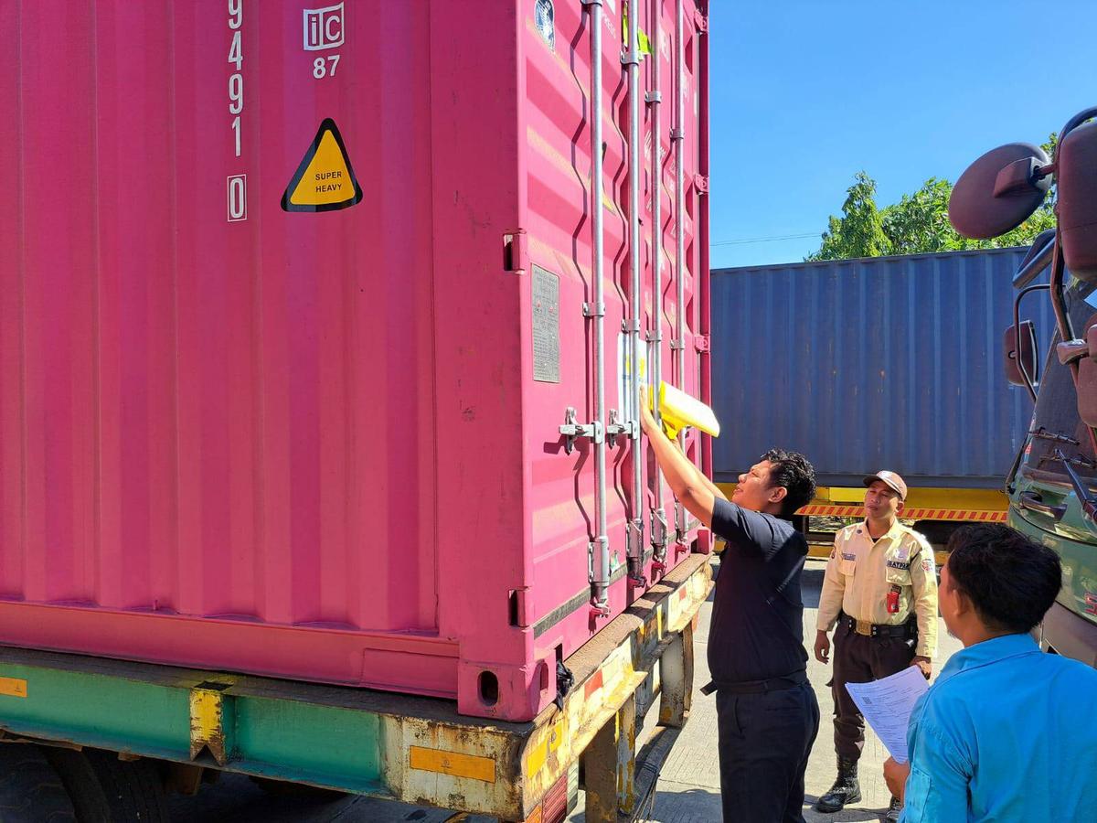 Bea Cukai Parepare Lepas Ekspor 137,5 Ton Tepung Rumput Laut ke Tiongkok