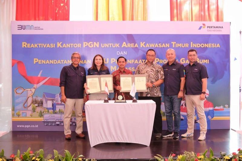 Teken 2 MoU, PGN Bidik Potensi Gas Industri Sebesar 15 BBTUD di Sulawesi