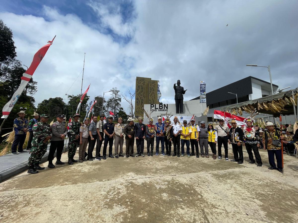 Hadir dalam Peresmian PLBN, Bea Cukai Dukung Keamanan Negara Indonesia