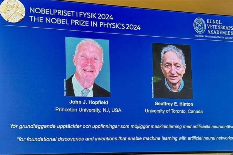 Kembangkan AI, Dua Orang Pelopor Ini Diganjar Hadiah Nobel Fisika 2024