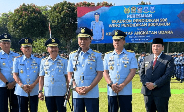 KSAU Resmikan Skadik 506 di Bogor untuk Tempat Pendidikan Siber TNI AU