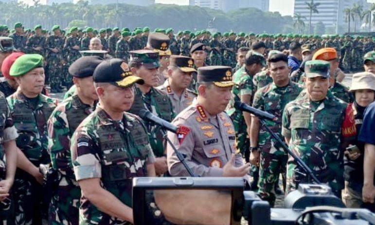 Polri dan TNI Siapkan Pengamanan Ketat Jelang Pelantikan Presiden dan Wakil Presiden
