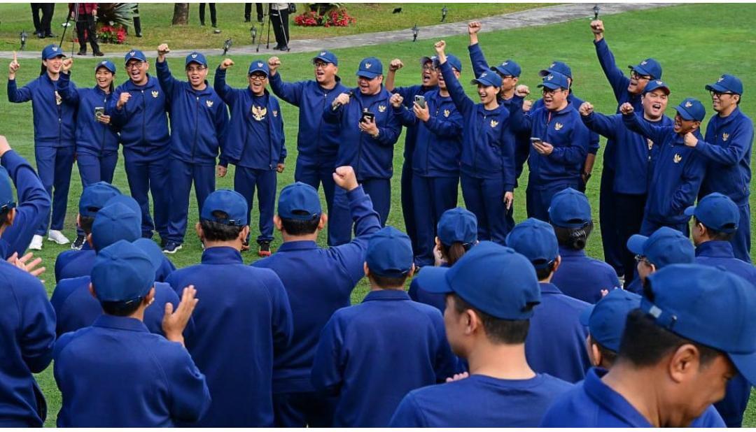 Usai Retreat, Jajaran Kabinet Merah Putih Bawa Semangat Kebersamaan ke Jakarta