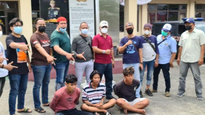 3 Pemalak Sopir Truk dengan Modus Jual Minuman Ditangkap Polisi