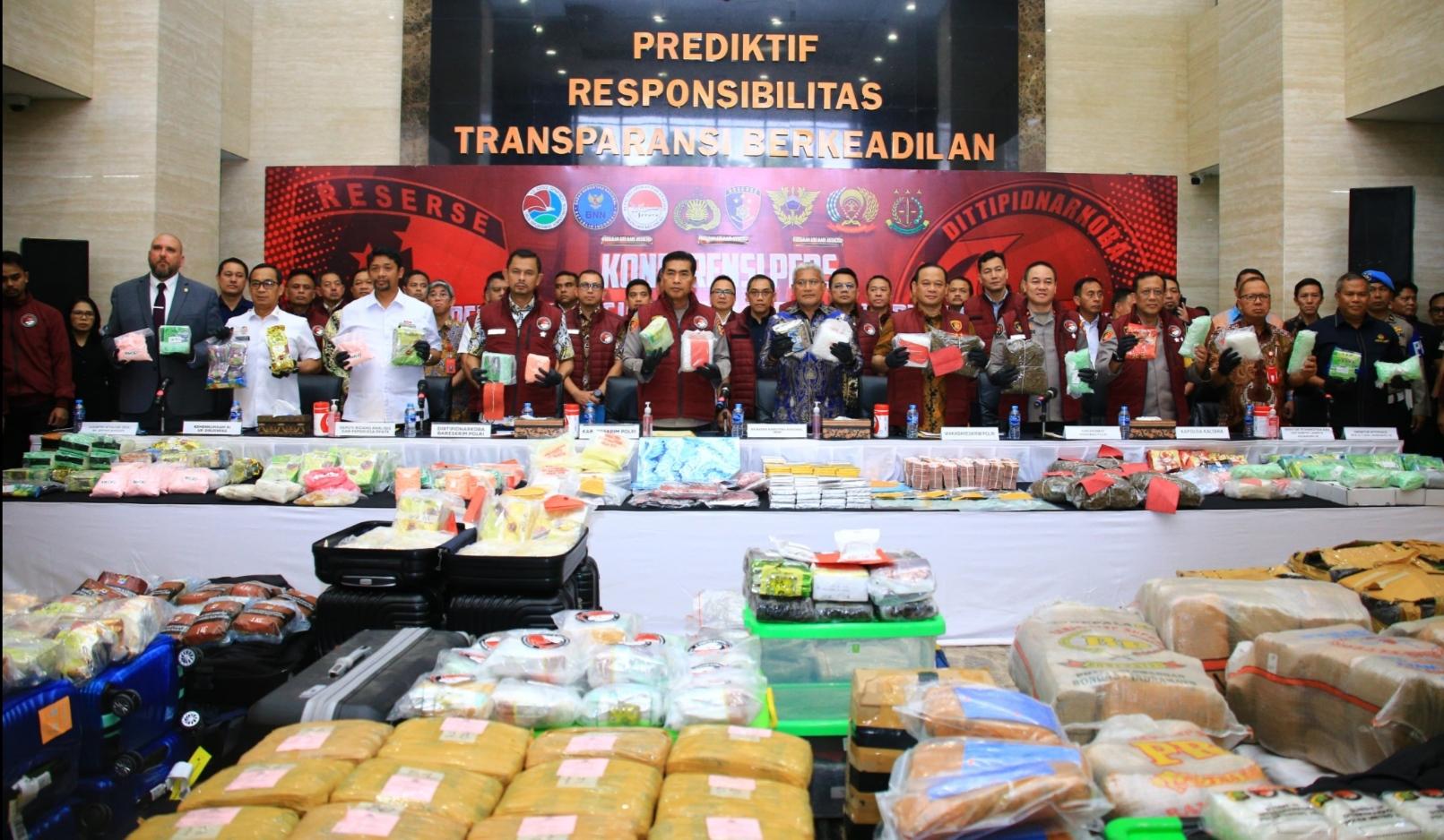 2 Bulan Terakhir Bareskrim Bongkar 80 Kasus Narkoba, Sukses Sita 1,07 Ton Sabu