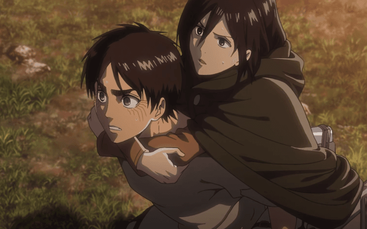 Hubungan Eren dan Mikasa dalam Serial Attack on Titan