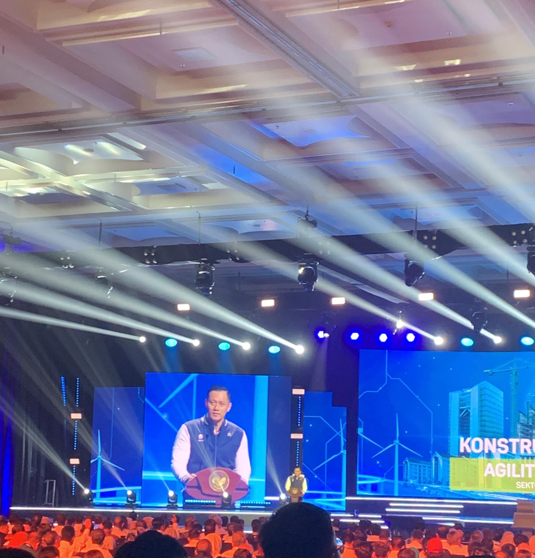 Menko AHY Resmikan Konstruksi Indonesia 2024, Tegaskan Pentingnya Pembangunan Infrastruktur Nasional