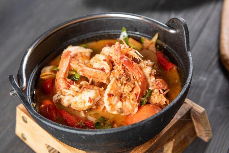 Resep Tomyam Udang Pedas Segar yang Mudah dan Lezat