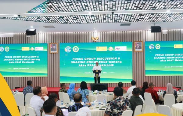 Percepat Proses Digitalisasi, Kementerian ATR/BPN Dorong Penerapan Akta Tanah Elektronik