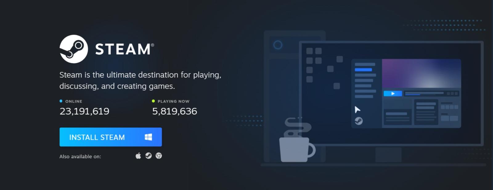 Steam Tidak Lagi Support Windows 7 dan 8
