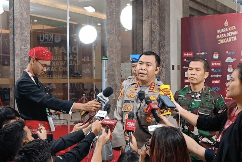 Debat Ketiga Pilkada Jakarta, Polisi Fokus Jaga Akses Masuk