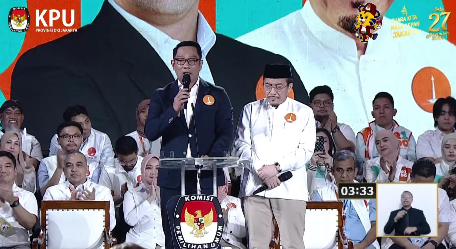 Pasangan RIDO Janjikan Penataan Tanpa Penggusuran di Jakarta