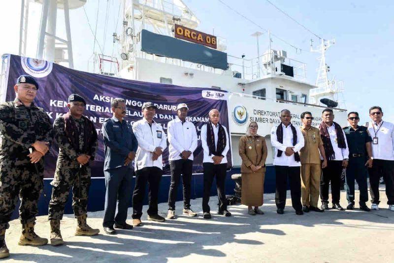 KKP Salurkan Bantuan untuk Pengungsi Gunung Lewotobi, Fokus pada Gizi dan Kesejahteraan