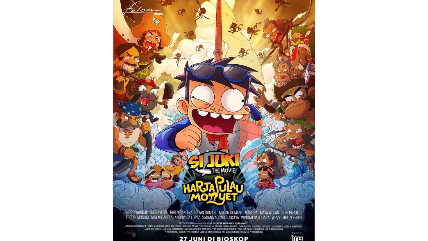 Bukan di LK21 dan IDLIX, Begini Cara Nonton Film Si Juki the Movie: Harta Pulau Monyet