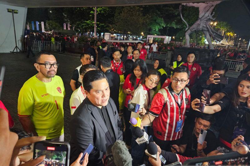 Erick Thohir Apresiasi Kemenangan Perdana Timnas Indonesia di Kualifikasi Piala Dunia 2026
