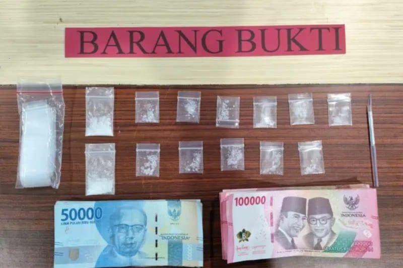 Polisi Tangkap IRT Pengedar Narkoba di Kolaka, 13 Paket Sabu Disita