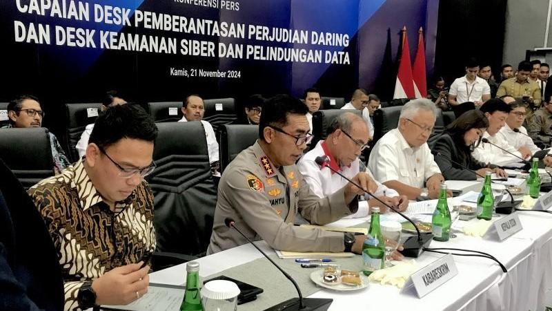 Polri Sita Rp77 M dari Pengungkapan 619 Kasus Judi Online dan 734 Orang jadi Tersangka