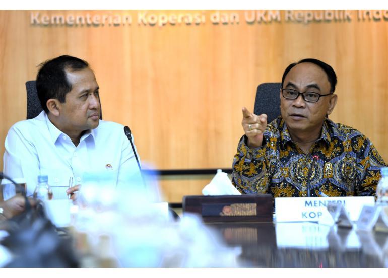 Kemenkop Gaet KemenTrans Siap Bersinergi Bangun Kemandirian Ekonomi Di Kawasan Transmigrasi