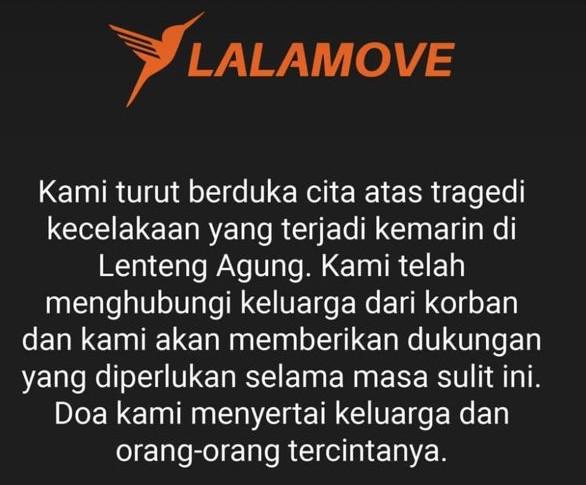 Lalamove Angkat Bicara Terkait Kecelakaan Tabrak Lari di Lenteng Agung, Sopir Mitra Diblokir!
