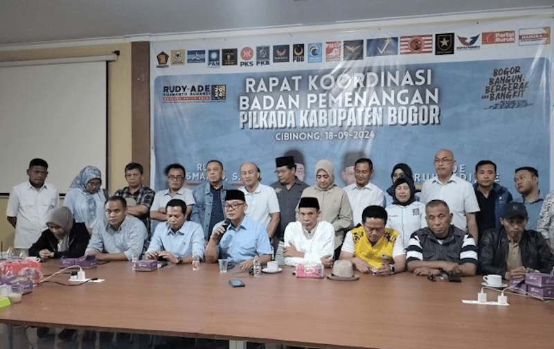 Paslon Rudy-Ade Deklarasikan Kemenangan di Pilkada Bogor