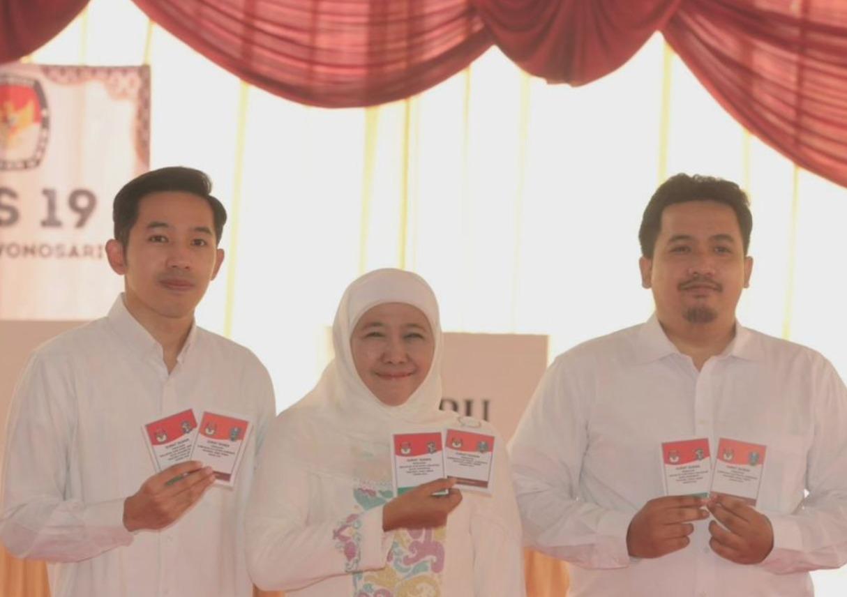 Khofifah-Emil Unggul 58,64% di Quick Count Pilkada Jatim