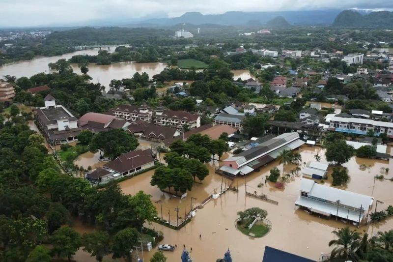 Ratusan Ribu Terdampak Banjir di Thailand, 9 Orang Tewas
