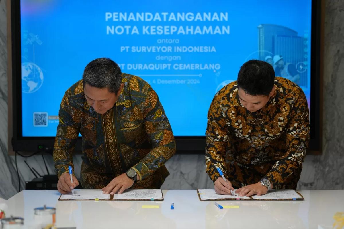 Surveyor Indonesia Jalin Kerjasama Dengan Duraquipt Cemerlang, DUkung Manufaktur Pompa Migas Karya Bangsa