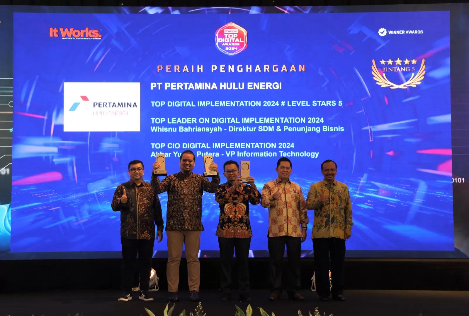 Terus Perkuat Teknologi Informasi, PHE Raih Apresiasi Top Digital Awards 2024
