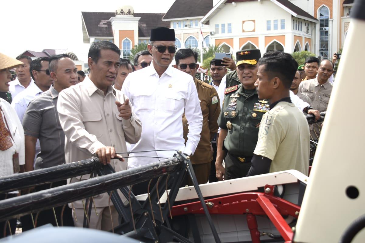 Mentan Amran Bersyukur Produksi Padi di Aceh Meningkat Signifikan dengan Pompanisasi