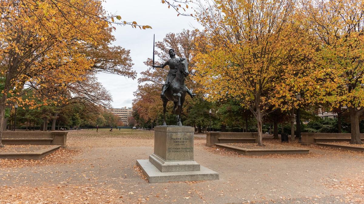 Patung Joan of Arc, Penghormatan Terhadap Pahlawan Prancis di Meridian Hill Park Washington DC