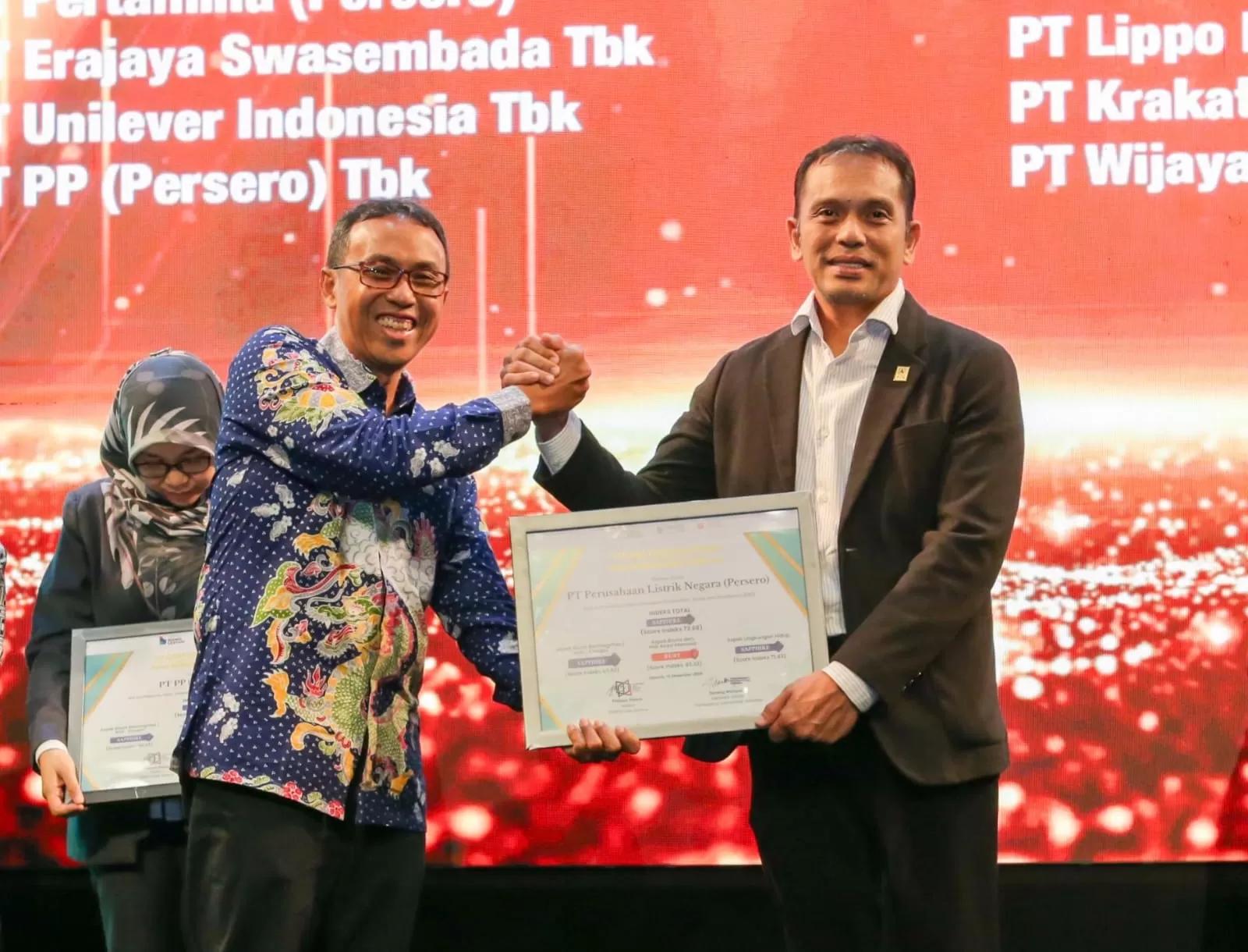 PLN Raih Penghargaan Integritas Bisnis Lestari 2024