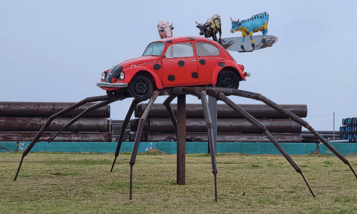 Eclectic Menagerie Park, Taman Patung Logam Raksasa yang Menjadi Ikon Unik Houston