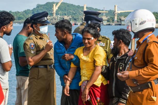 Angkatan Laut Sri Lanka Selamatkan 102 Pengungsi Rohingya di Laut