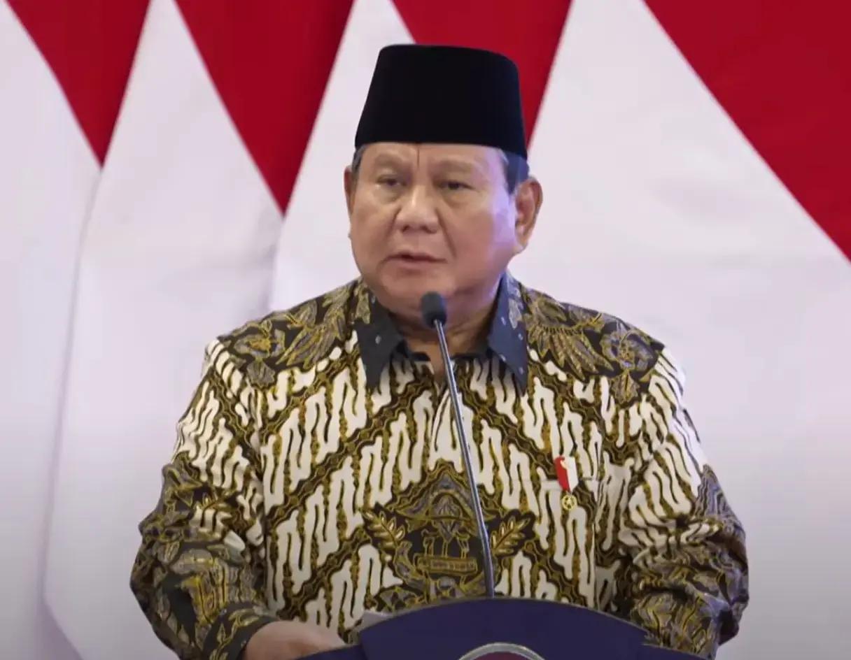 Prabowo Ucapkan Selamat Natal: Sambut Semangat Wujudkan Indonesia Emas 2045