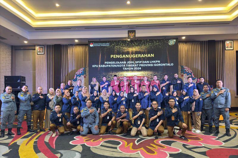 KPU Provinsi Gorontalo Apresiasi Kinerja Pengelola JDIH dalam Anugerah 2024