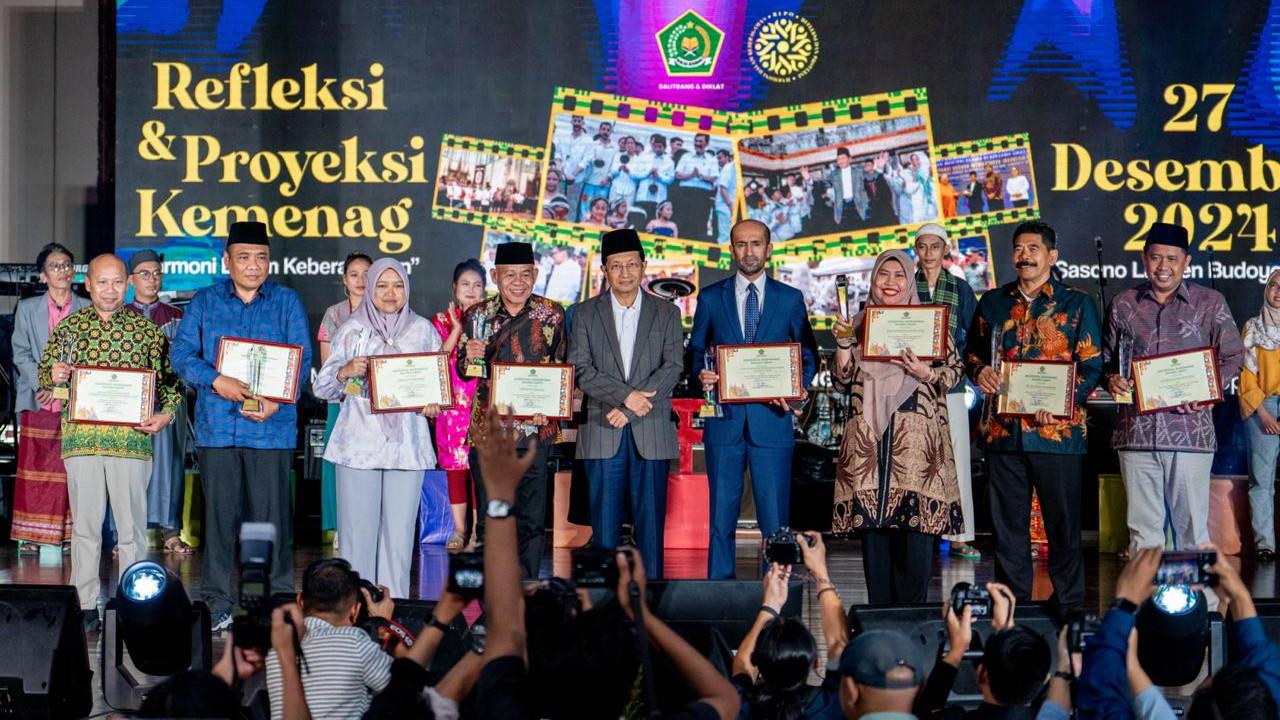 Sambut 2025, Menag Apresiasi 10 Instansi Penguat Kerukunan Umat Beragama