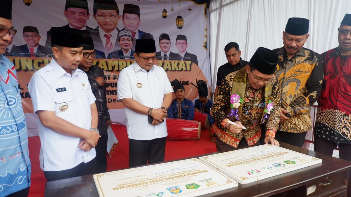 Kemenag Resmikan Dua Kampung Zakat di Sulawesi Selatan
