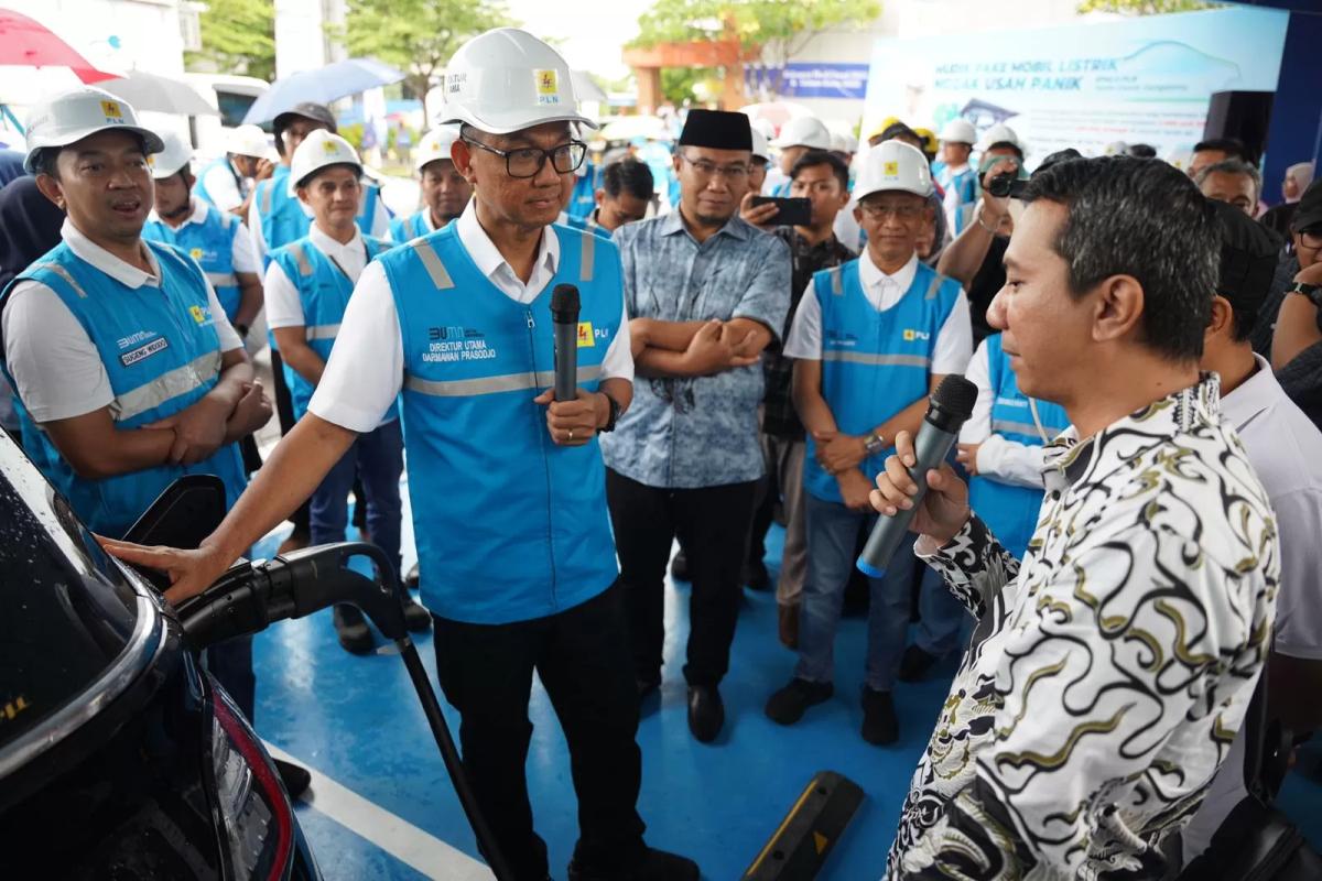 PLN Catat Lonjakan Konsumsi Listrik Kendaraan EV Saat Nataru 2025