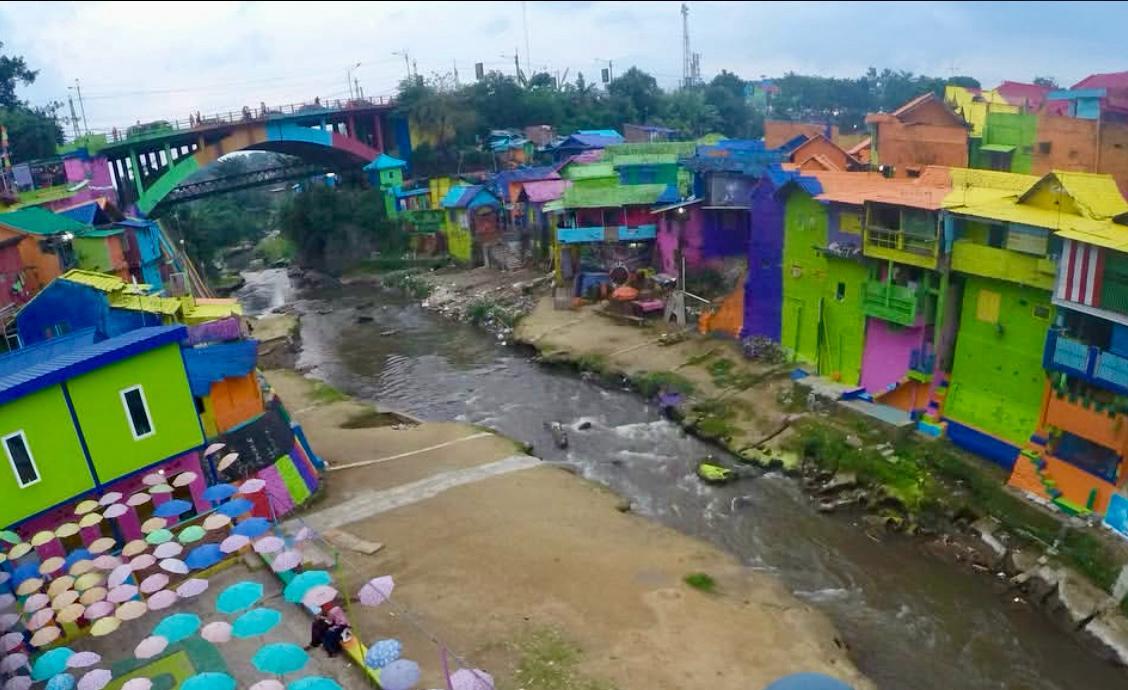 Kampung Warna Warni Jodipan, Spot Wisata Unik di Malang