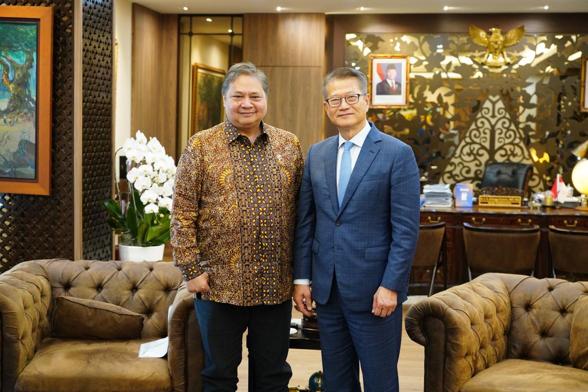 Menko Airlangga dan Financial Secretary Hong Kong Dorong Investasi dan Jajaki Kerja Sama Strategis