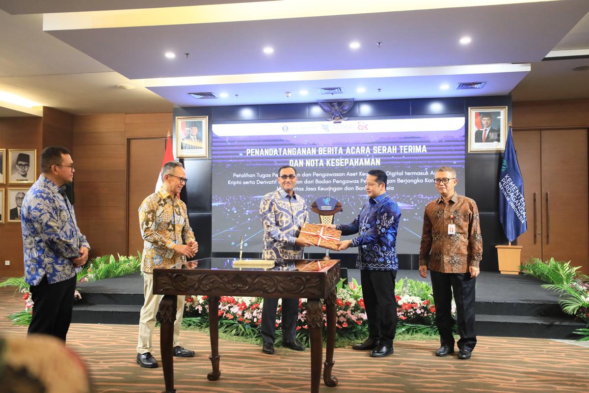 Bappebti Alihkan Tugas Pengaturan dan Pengawasan Aset Digital Kepada OJK dan BI