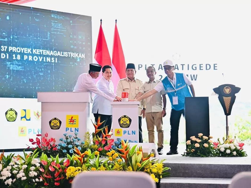 Presiden Prabowo Resmikan Proyek Stategis Ketenagalistrikan Terbesar di Dunia