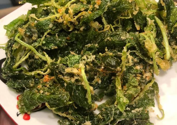 Bisa Jadi Lauk dan Camilan, Ini 2 Resep Bayam Krispi